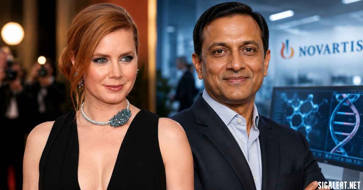 Amy Adams and Vas Narasimhan: Hollywood Stardom Meets Pharma